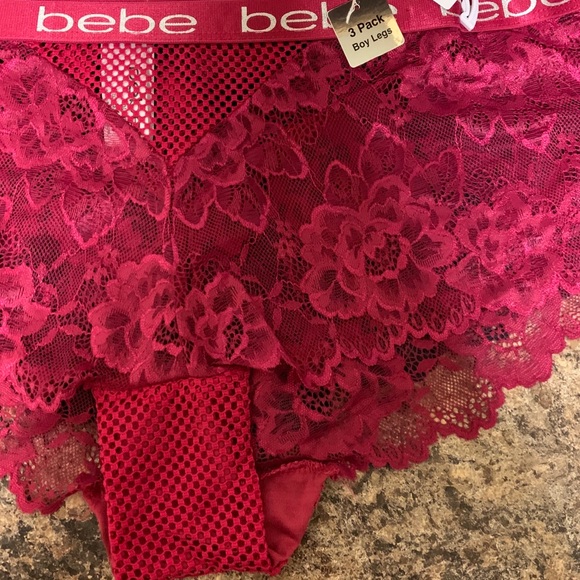 NWT Bebe 3-Pack Boy legs panties - Picture 2 of 6